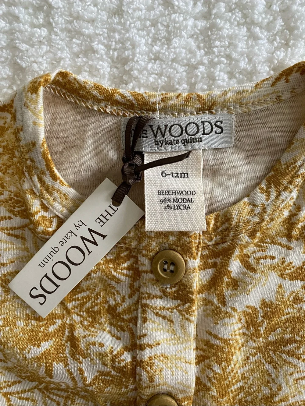 kate quinn Yellow Floral Button-Front Casual Dress